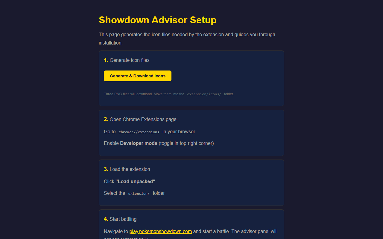 Poke-Advisor — setup page with saved team history