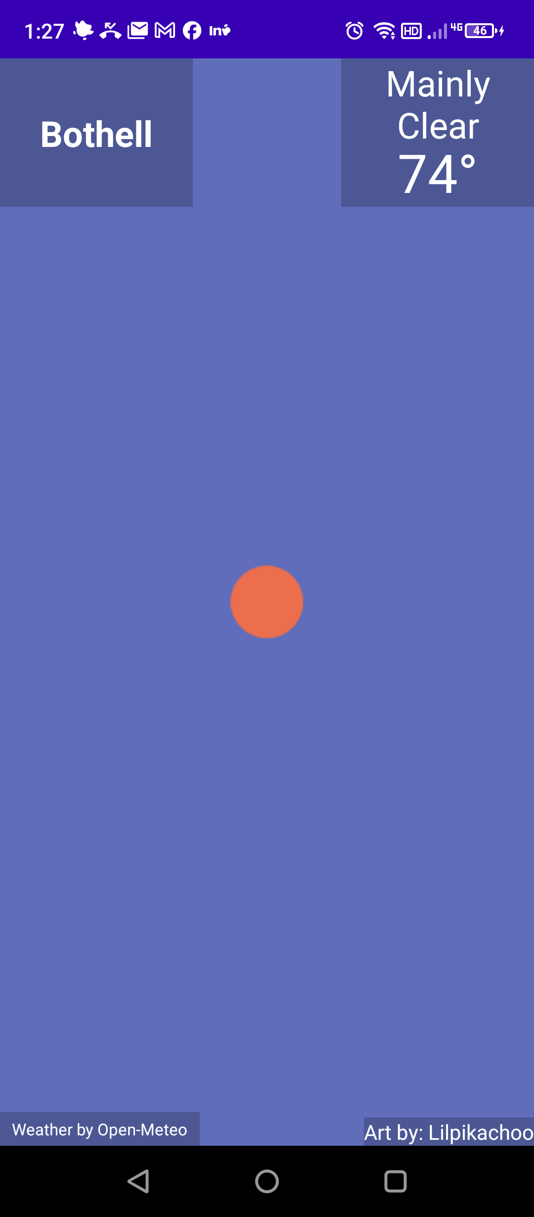 Weatha — current weather conditions for a city